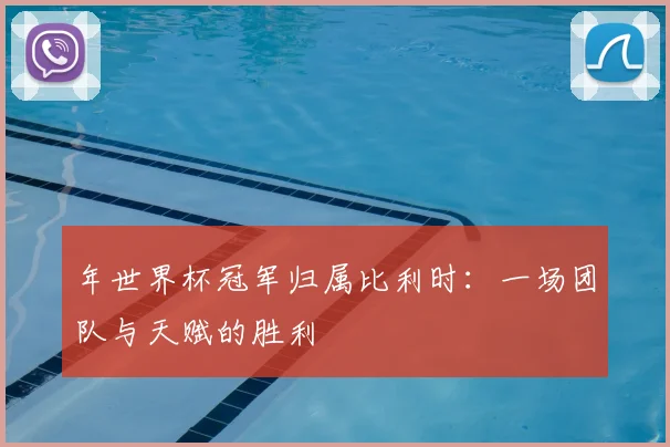 年世界杯冠军归属比利时：一场团队与天赋的胜利